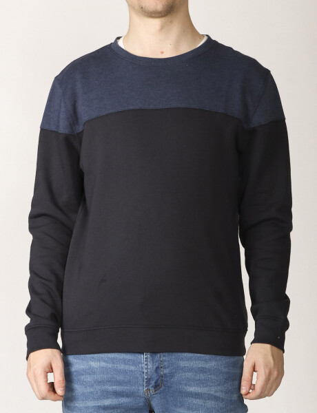 Sweater Harry Azul Osc/piedra