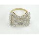 Anillo De Platino, Oro 18K Con Brillantes Y Diamantes Anillo De Platino, Oro 18K Con Brillantes Y Diamantes
