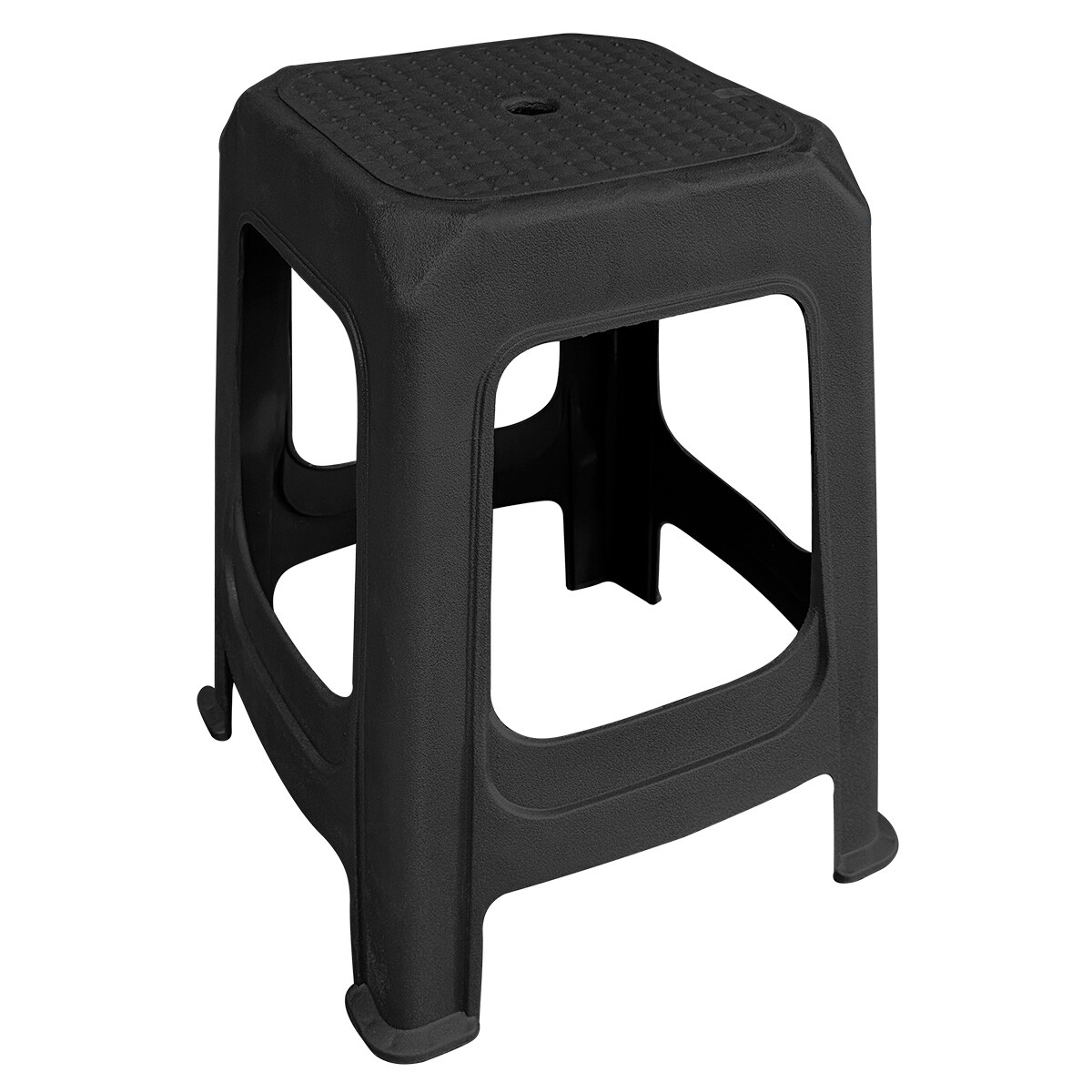 Taburete negro Xplast 