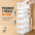 Zapatera Plegable 6 Zapatos Organizador Multiuso Ventilación Transparente 1