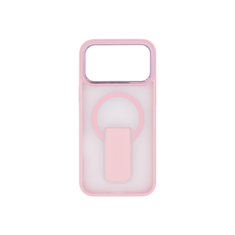 Protector para iPhone 17 Pro Magsafe y soporte color rosa Protector Para Iphone 17 Pro Magsafe Y Soporte Color Rosa