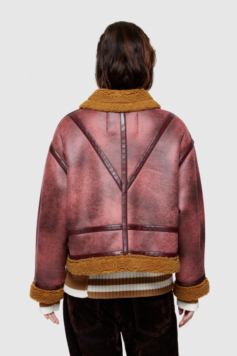 CHAQUETA REVERSIBLE 9262 Rosa