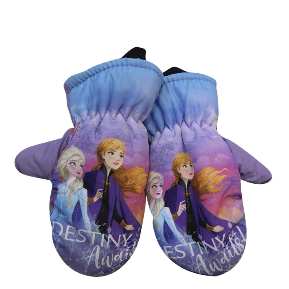 Guantes Infantiles Disney Frozen - Celeste - Violeta 