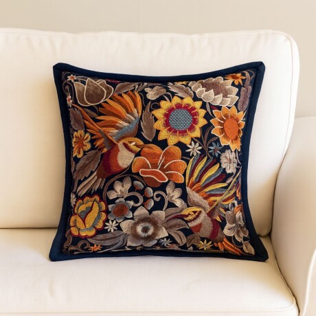 ALMOHADON RAICES AZUL - -