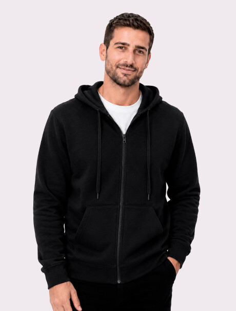 CAMPERA UNISSEX BÁSICA ADULTO NEGRO