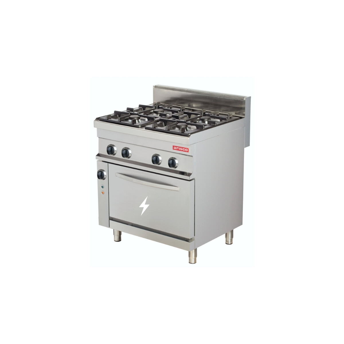 Cocina de 4 Hornallas a Gas/Supergas + Horno electrico 