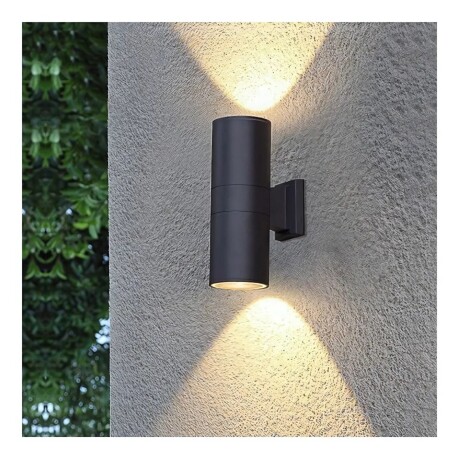 Lámpara Exterior Doble en Aluminio Lumax Modelo Stafford Blanco