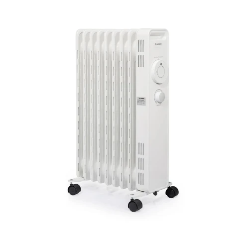 Radiador de Aceite JAMES - 9 Elementos 2000 W Color Blanco Blanco