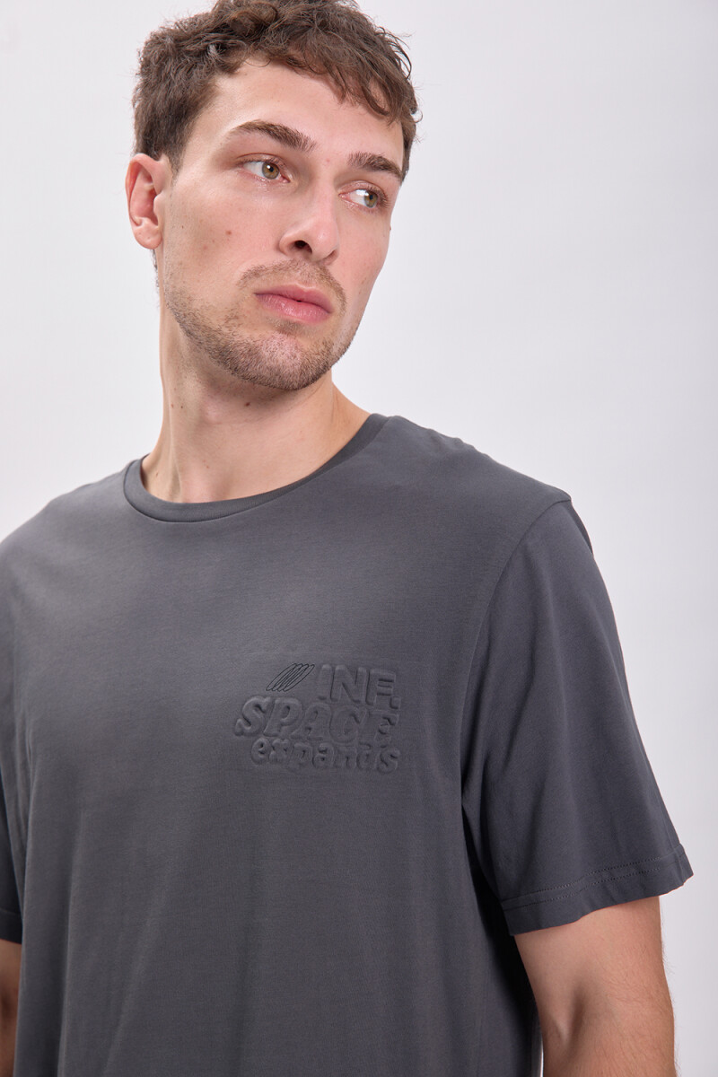 Remera estampa - Space Gris Oscuro 