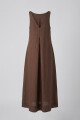 VESTIDO JACKIE MARRON