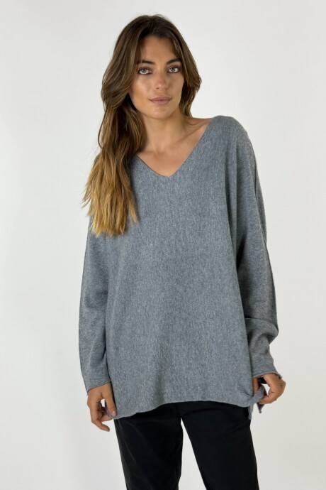 SWEATER AGATA GRIS