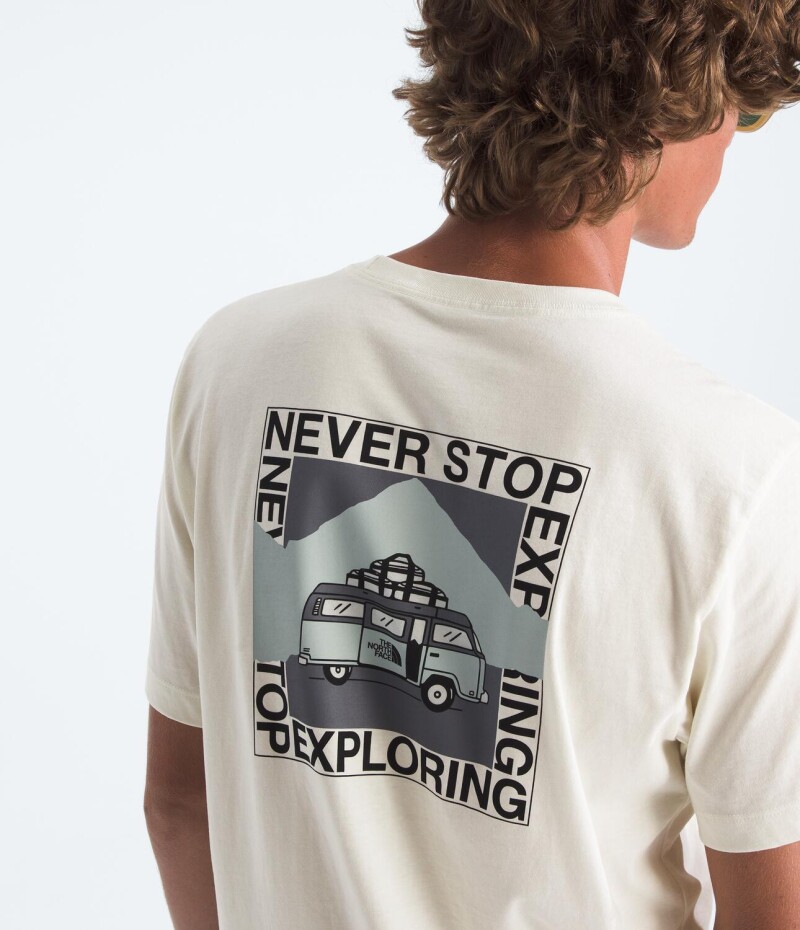 Remera de manga corta Escape The City White Dune