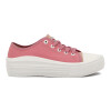 Moleca Calzado Casual Lona Acordonado Rosado-rosado