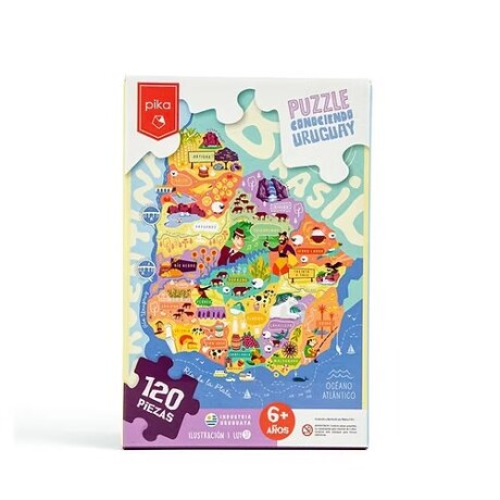 PUZZLE CONOCIENDO URUGUAY 120 PIEZAS PUZZLE CONOCIENDO URUGUAY 120 PIEZAS
