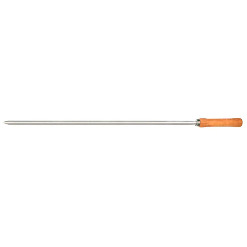 Espetón simple 55 cm para carne CROMADO