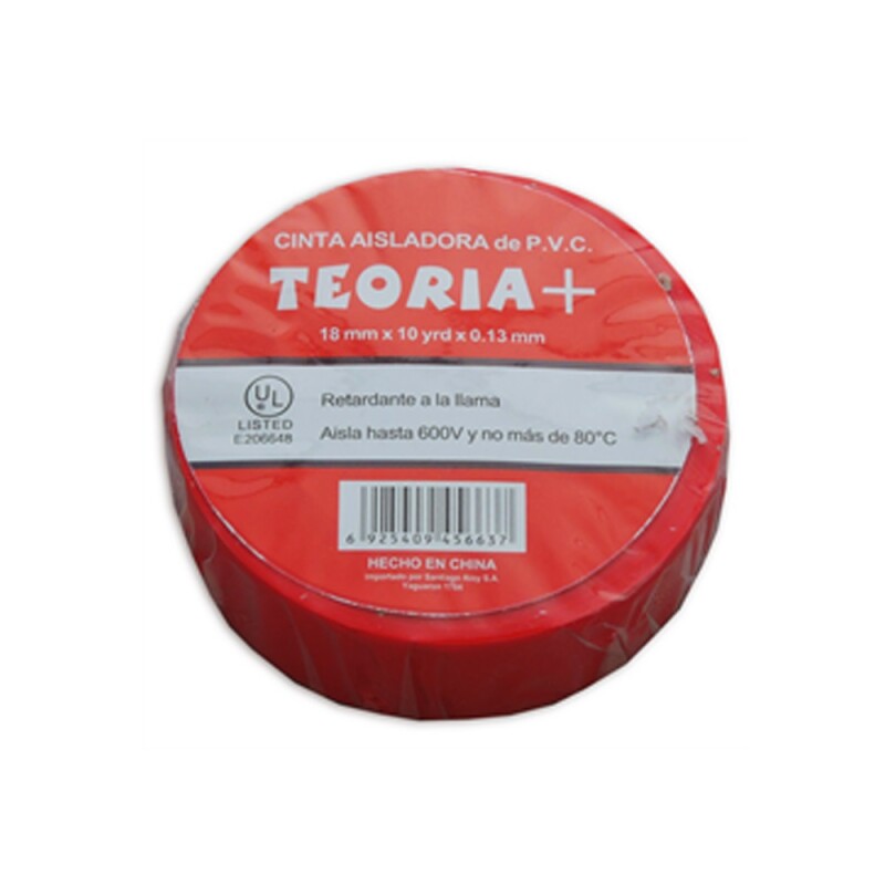 Cinta Aisladora Roja Teoría+ #CINTA AISLADORA ROJA TEORÍA+