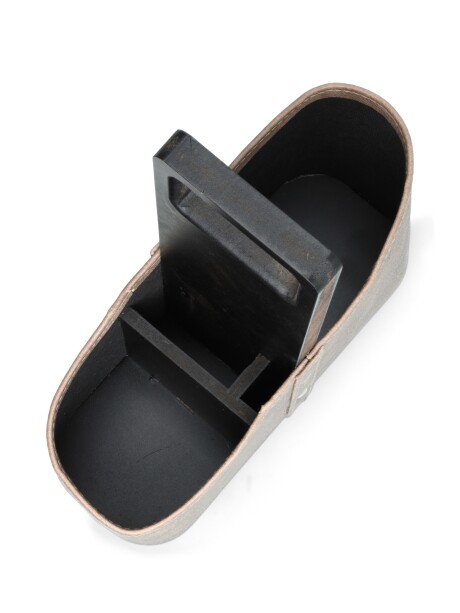 Matera de Auto en Madera Taupe