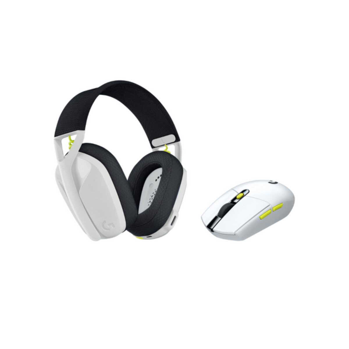 Combo Gaming Logitech Auricular G435 + Mouse G305 - Blanco 