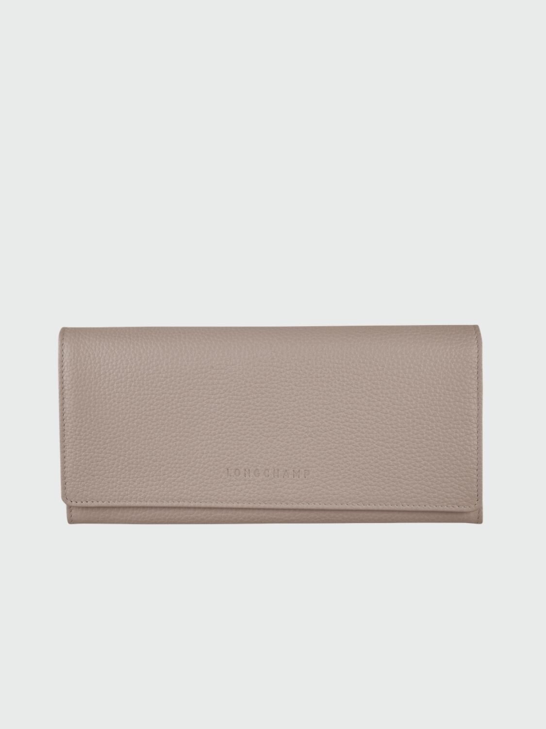 Longchamp - Billetera continental, Le Foulonné Gris