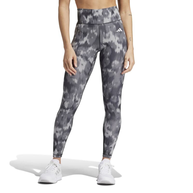 Calza Adidas Flower Optime Essentials Tie-Dye Gris