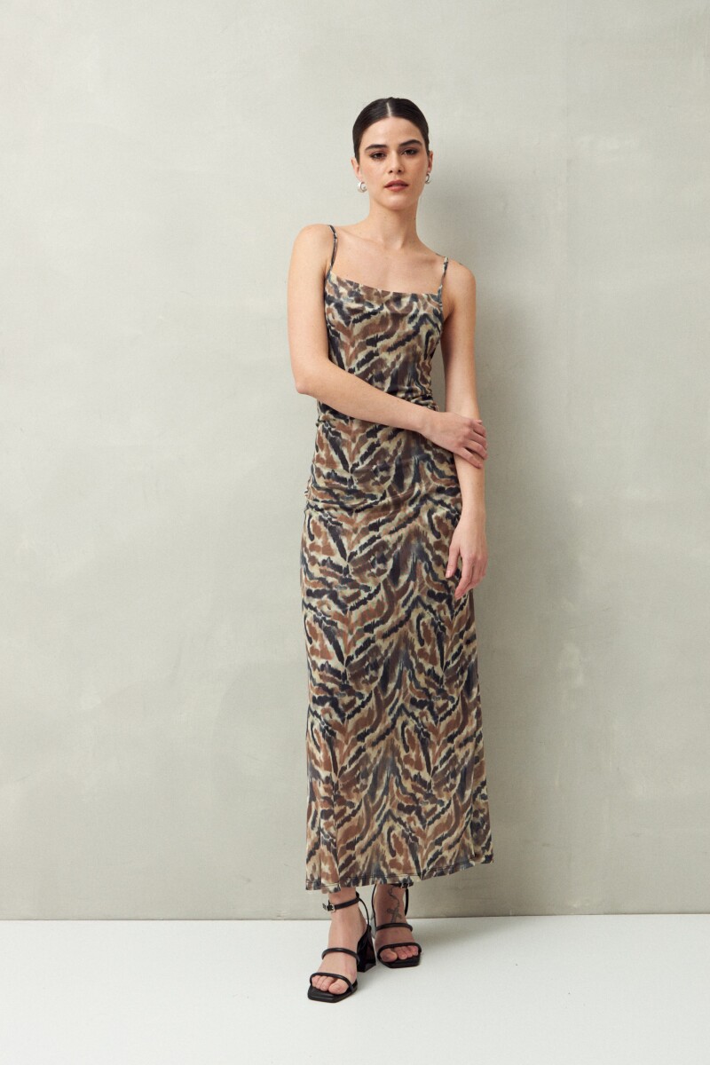 VESTIDO ANORA Animal Print
