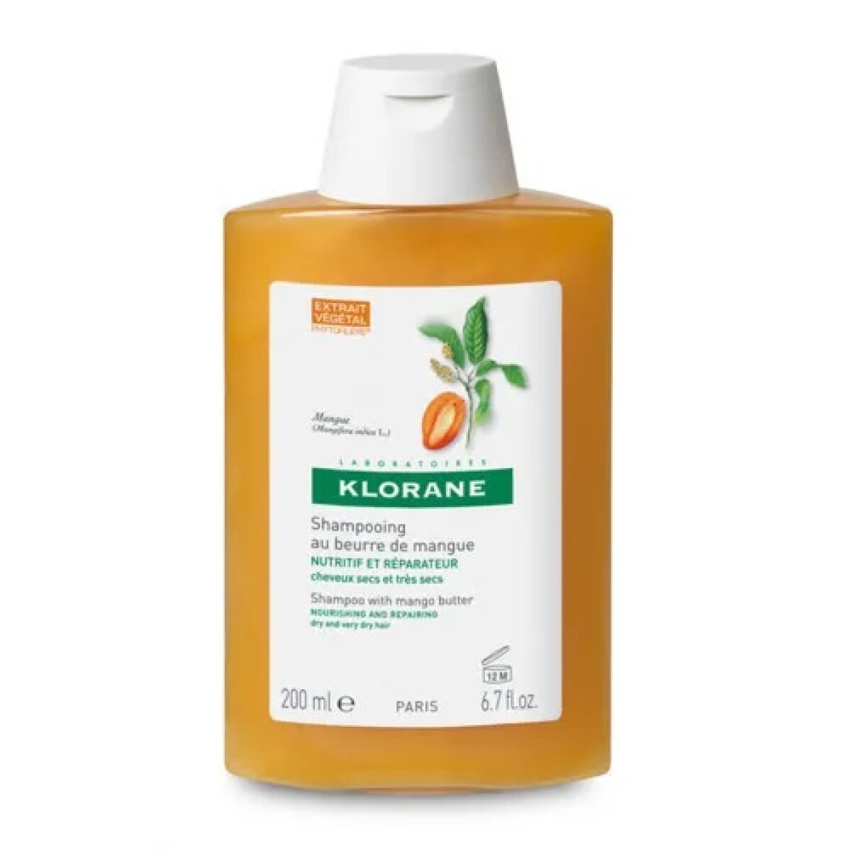 Shampoo Klorane Mango 200 Ml. 