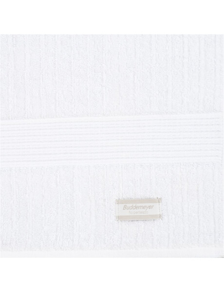 TOALLA GIGANTE ACANALADO BUDDEMEYER - 480G/M2 1011BLANCO 90X150 TOALLA GIGANTE ACANALADO BUDDEMEYER - 480G/M2 1011BLANCO 90X150