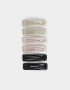 Hebillas Tic Tac Set por 6 Set De Hebillas Tic Tac - Combinacion Tricolor