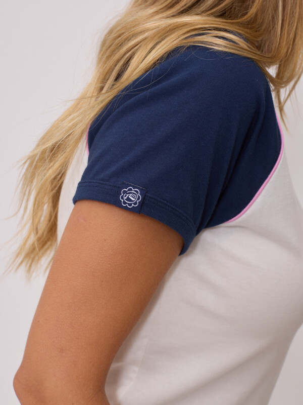 T-SHIRT UTARA RUSTY Blanco