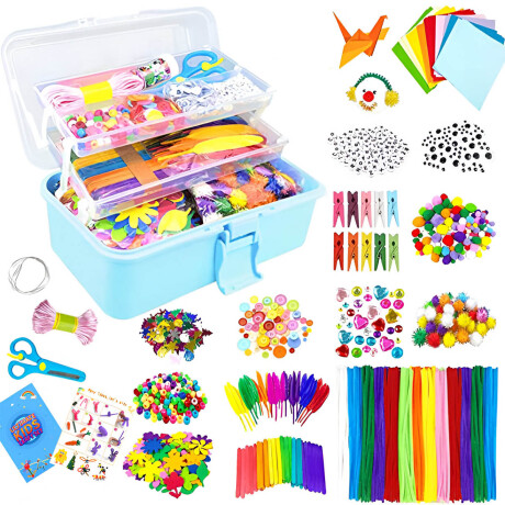 Set Valija De Arte Pulsera Llaveros Manualidad 1092p Jug027009