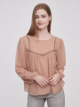 Blusa Lilibeth Beige Oscuro