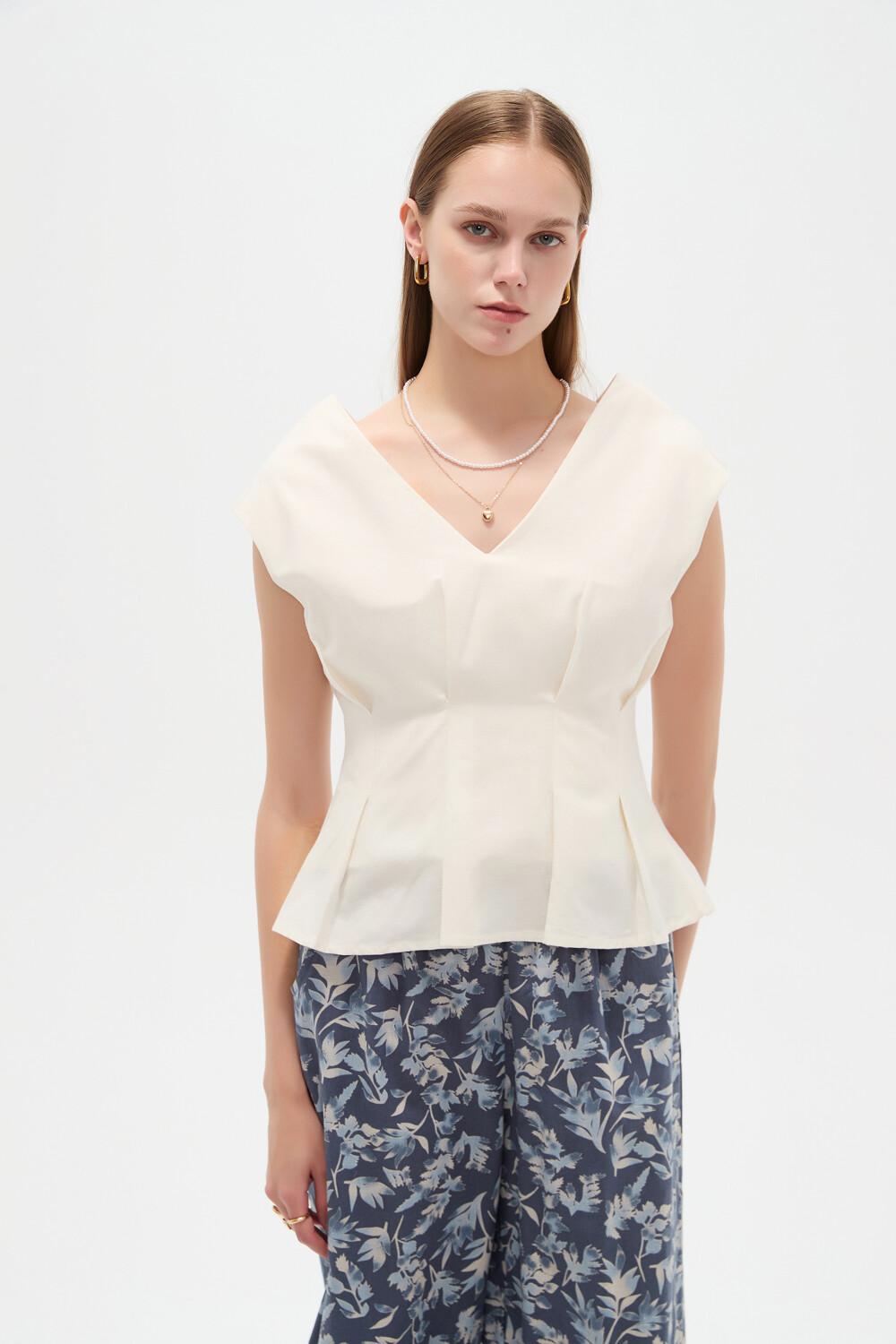 Blusa Kelan Marfil / Off White