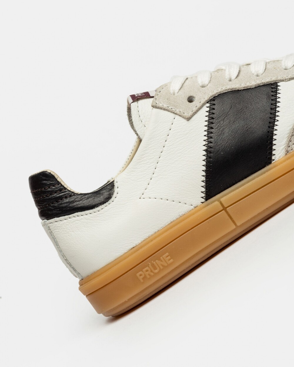 Sneaker Nil en cuero liso Blanco