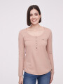 Remera Aman Beige Oscuro