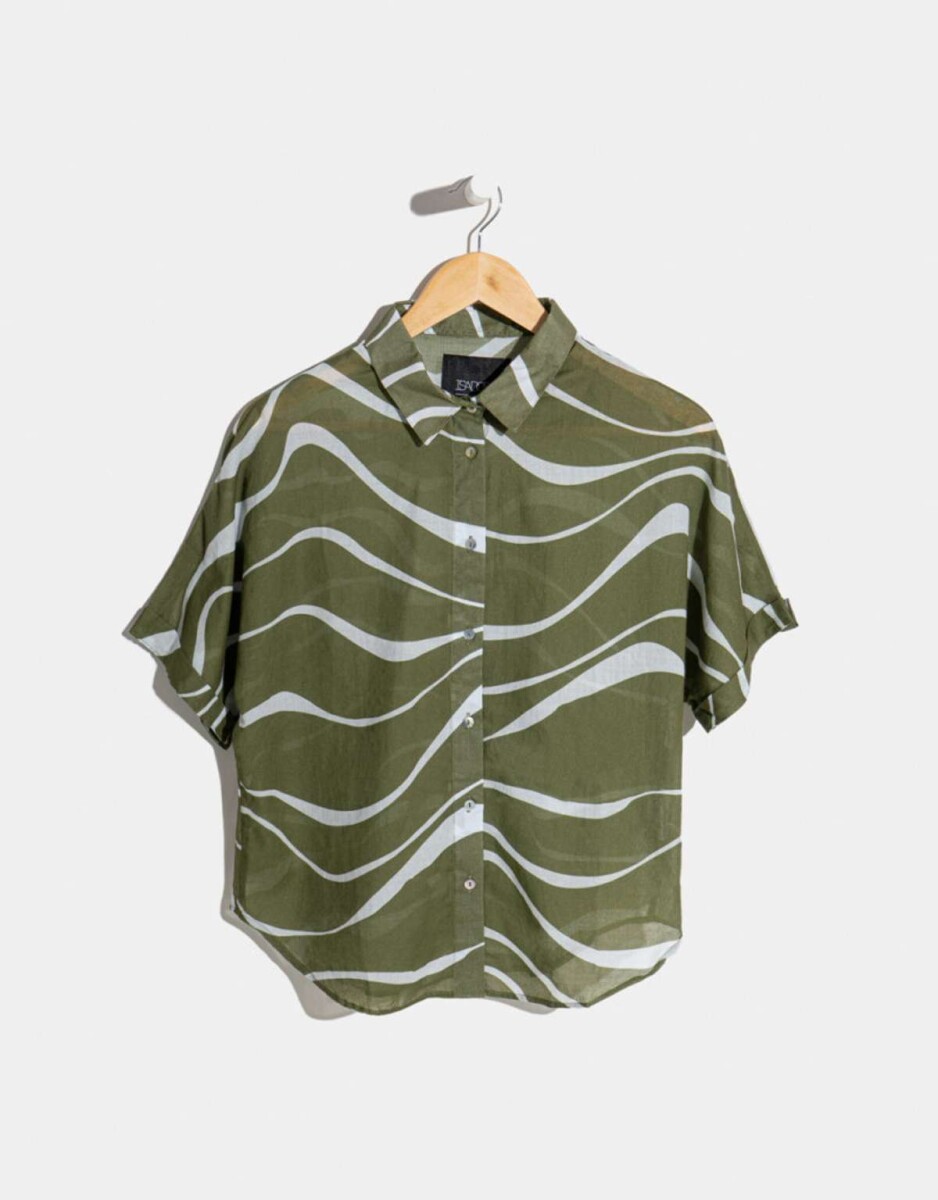 Camisa Con Estampa - Combinacion Multicolor 