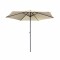Sombrilla de jardín 3.0m Beige