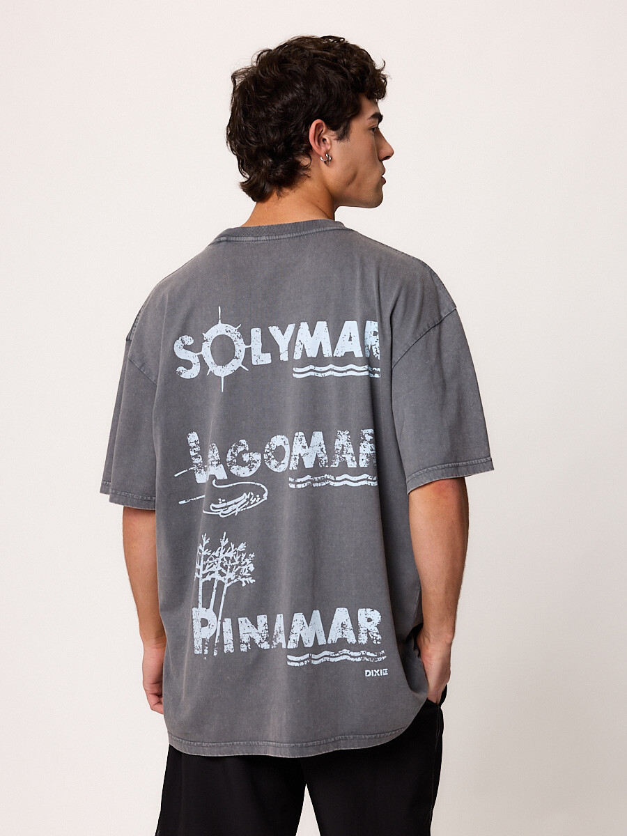 T-SHIRT M/C COSTA DULCE DIXIE Gris Piedra