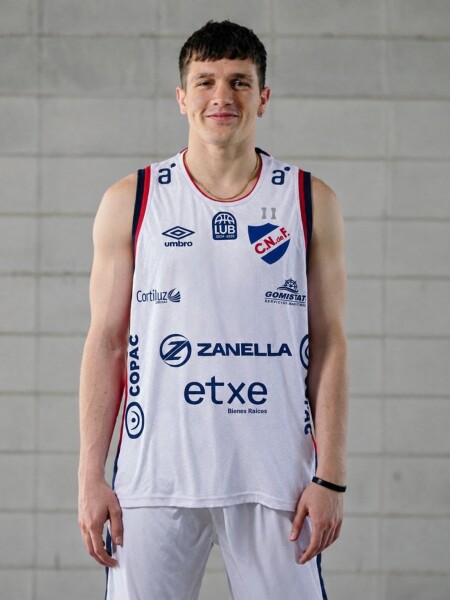 CAMISETA BASKET 2025 Nacional Hombre Lima, Blanco, Azul Marino