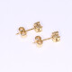 Caravanas oro 18 k con brillantes Caravanas oro 18 k con brillantes