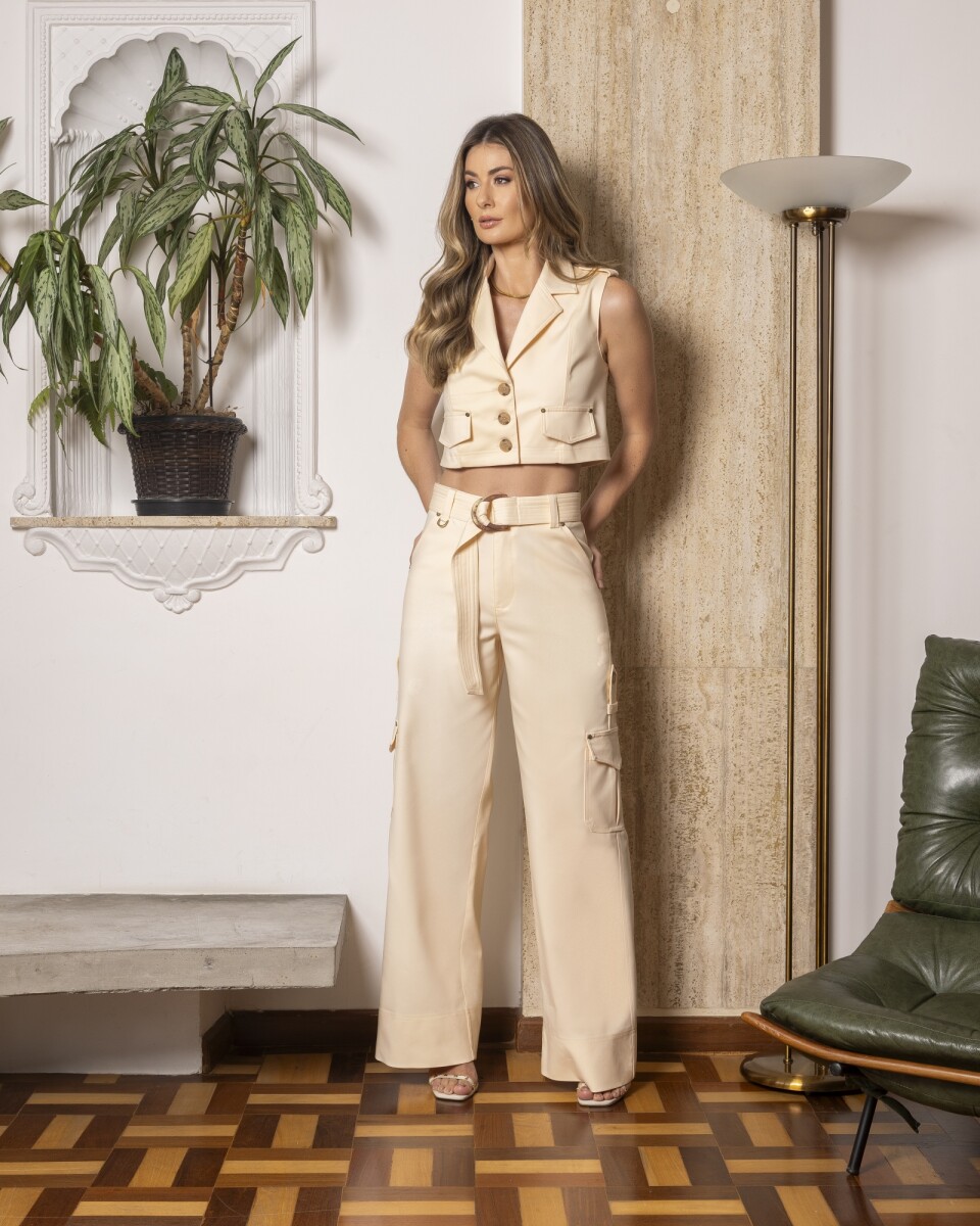 Pantalon ABA - Beige 