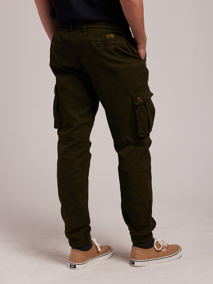 PANTALON CARGO ENCOR DIXIE Militar