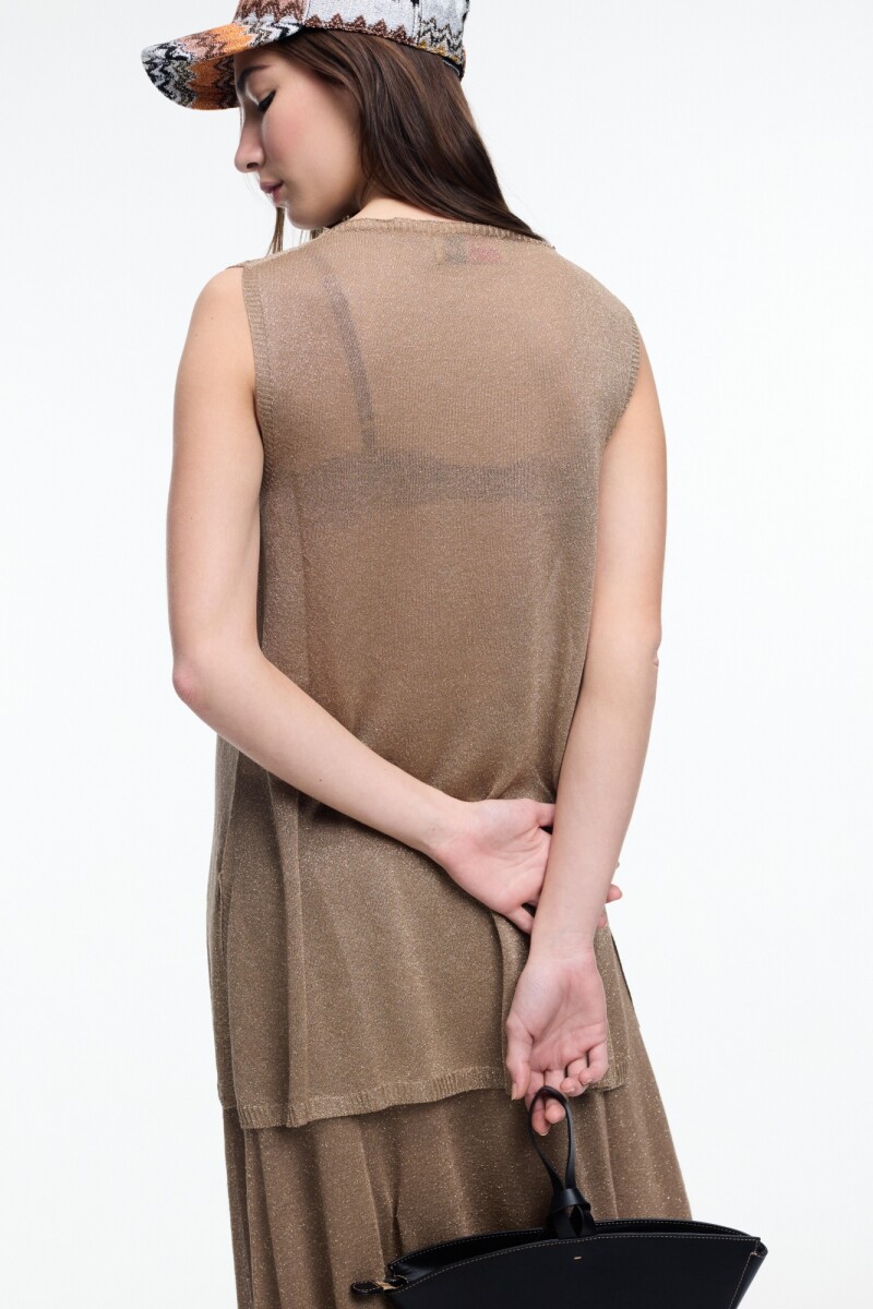 MUSCULOSA LUREX Bronce