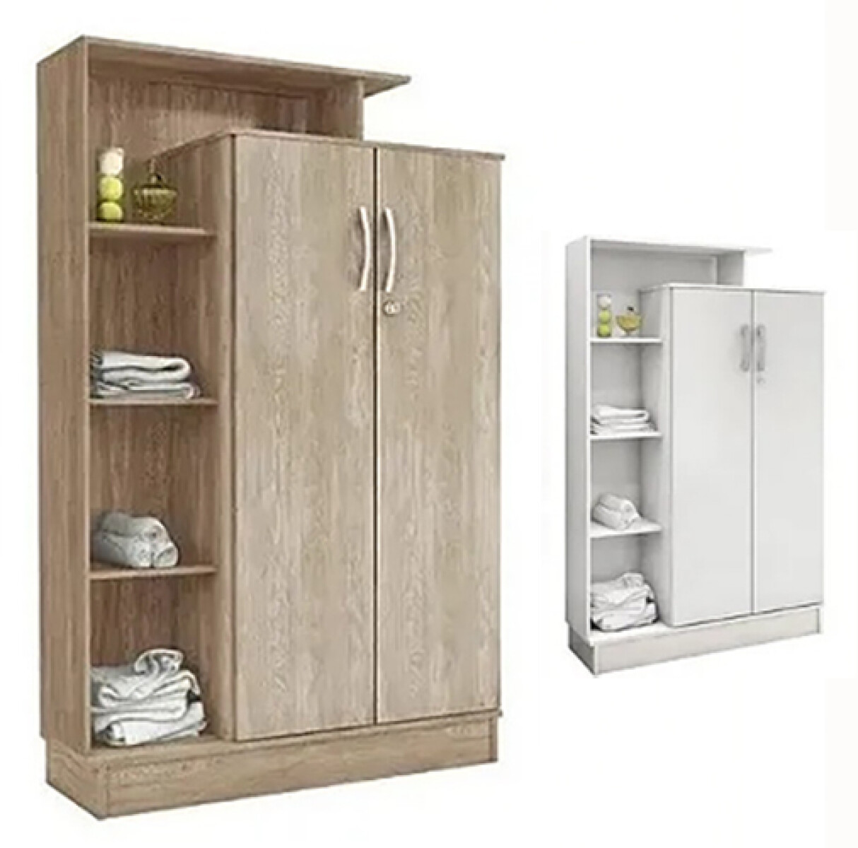 MULTIUSO 2Ptas RTD ELITE 202- + Estantes BL/Ebanol /Vainilla - Sin color 