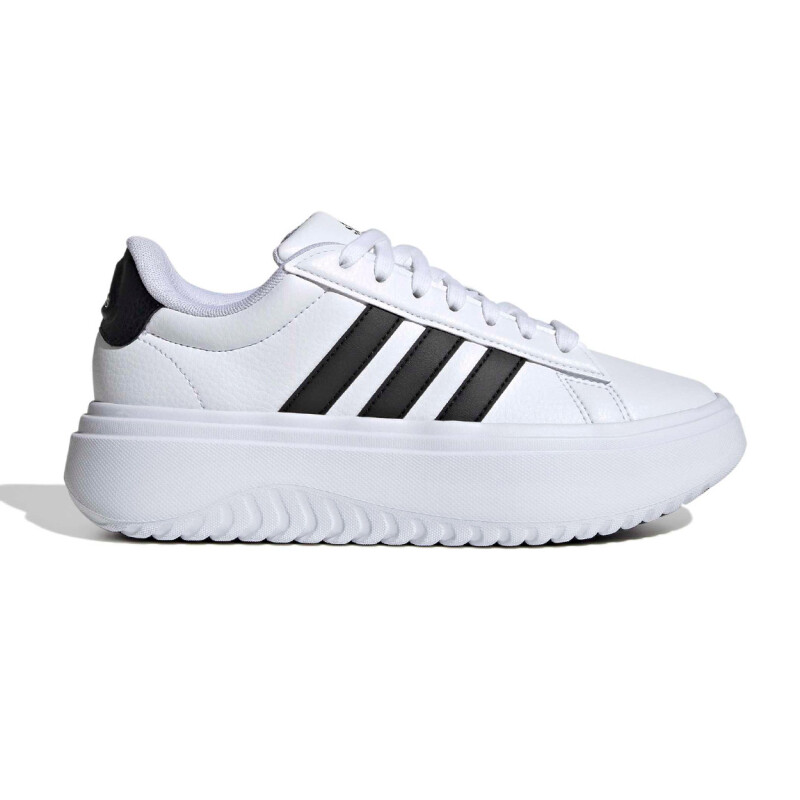 Championes Adidas Grand Court Mujer Blanco-Negro