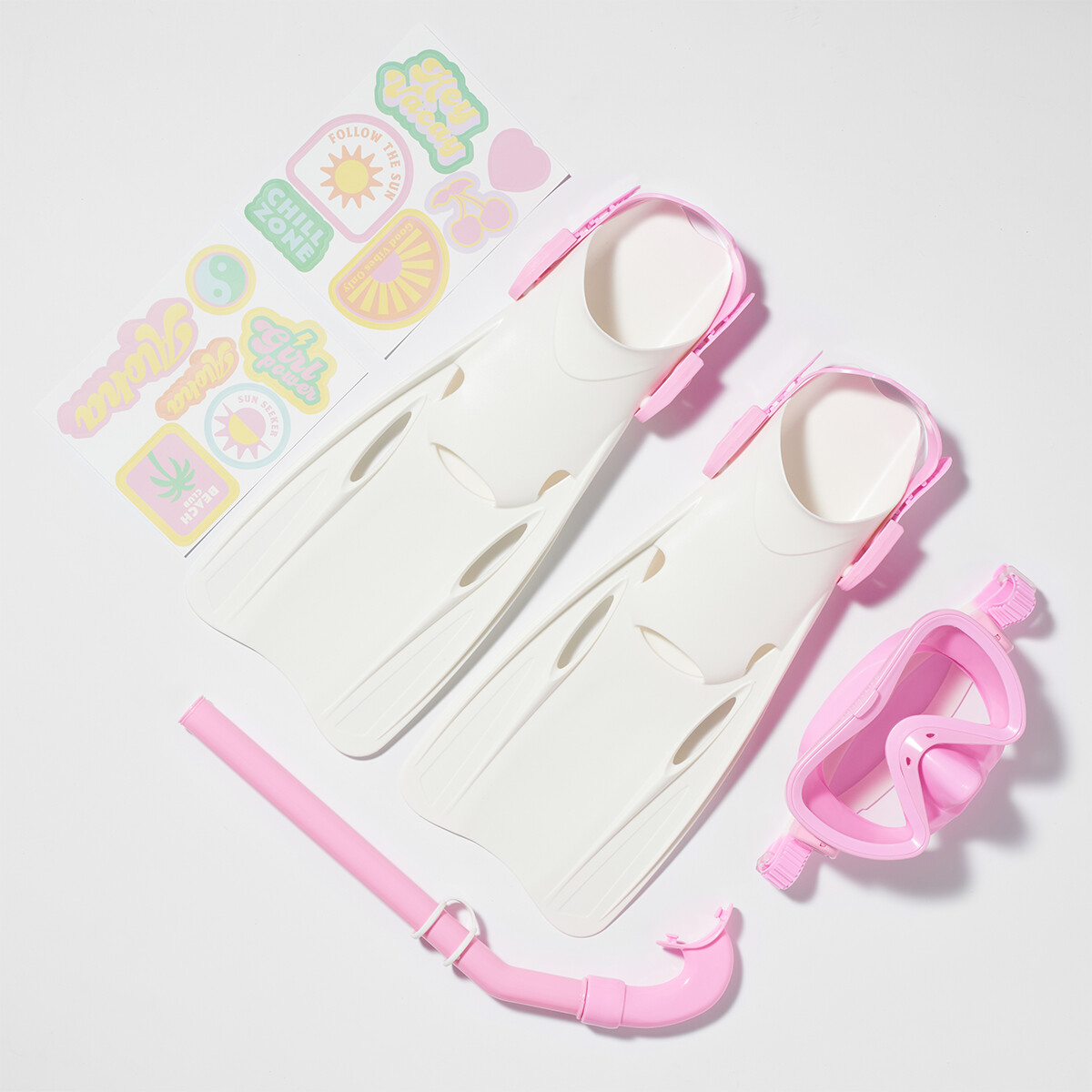 Set snorkel para niños Medium - Sherbet Pink 