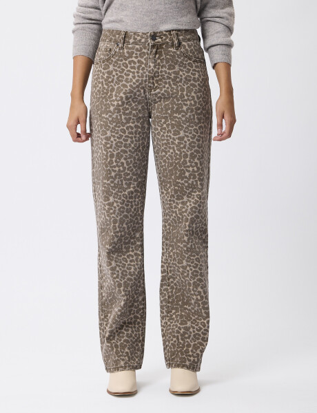 Jean animal print Duna Jean animal print Duna