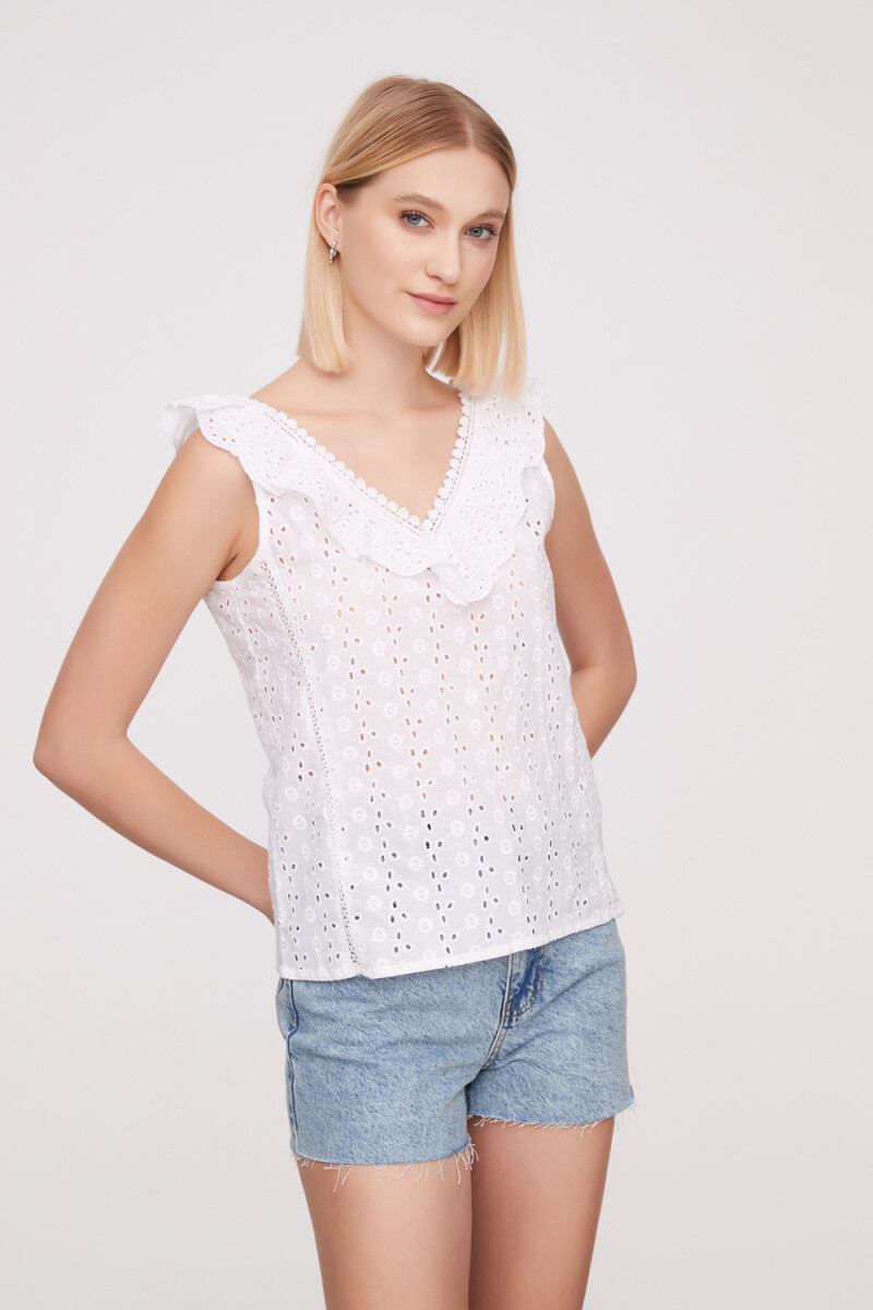 Musculosa Tasse - Blanco 