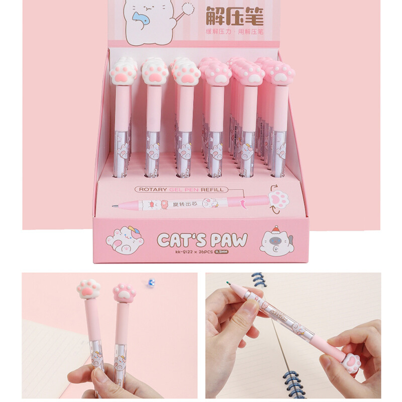 Lapicera Patita De Gato - Gel Negro 0,5 Mm Lapicera Patita De Gato - Gel Negro 0,5 Mm