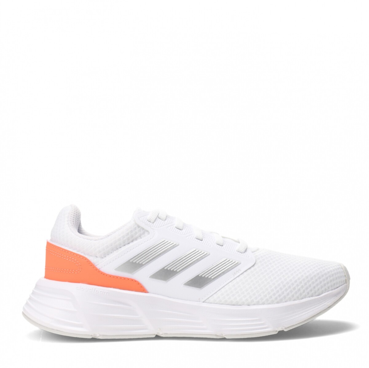 Championes de Mujer Adidas Galaxy 6 Adidas - Blanco - Plateado - Rosado Coral 