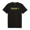 Mens Graphic Tee Train Puma - Hombre Black/lime